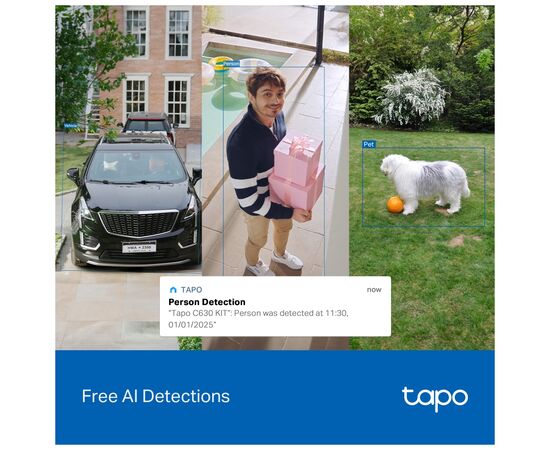 Камера відеоспостереження TP-Link TAPO-C630-KIT, зображення 10