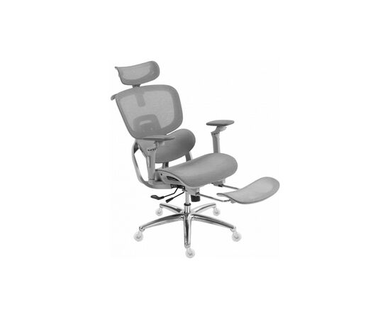 Офісне крісло GT Racer B-816 White/Gray, зображення 5