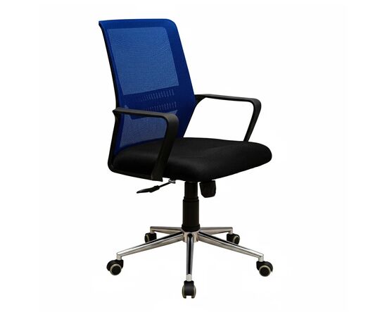 Офисное кресло Richman Фрайдей Хром М-1 (Tilt) Сетка черная/синяя (R00000056027), изображение 3