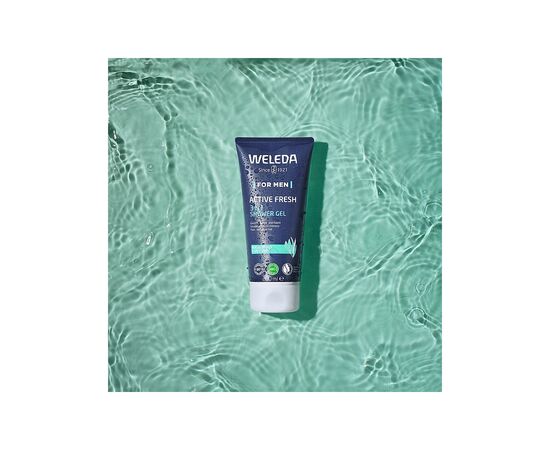 Гель для душа Weleda Active Shower Gel 3 в 1 200 мл (7611916153600), изображение 5