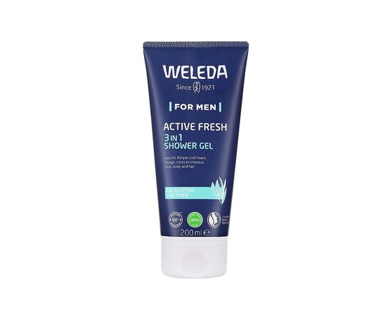 Гель для душа Weleda Active Shower Gel 3 в 1 200 мл (7611916153600)