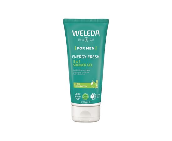Гель для душа Weleda Energy Fresh Shower Gel 3 в 1 200 мл (7611916558283)