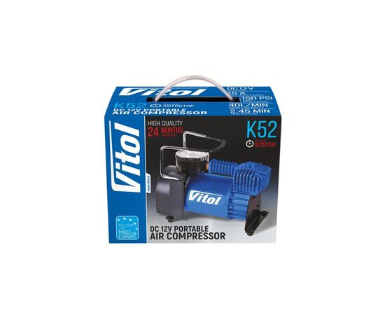 Автомобильный компрессор VITOL K-52 150psi/15Amp/40л (K-52), изображение 7