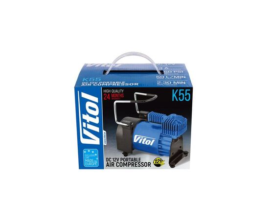 Автомобильный компрессор VITOL K-55 150psi/23Amp /50л (K-55), изображение 9