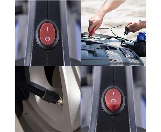Автомобильный компрессор VITOL K-70 150psi/25Amp /90л (K-70), изображение 5