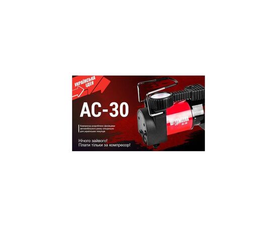 Автомобільний компресор Штурмовик AC-30 100psi/12Amp/37л (AC-30), зображення 5