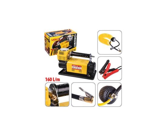 Автомобільний компресор VOIN VL-710 "OFF ROAD MASTER" 150psi/45A/160л (VL-710), зображення 12