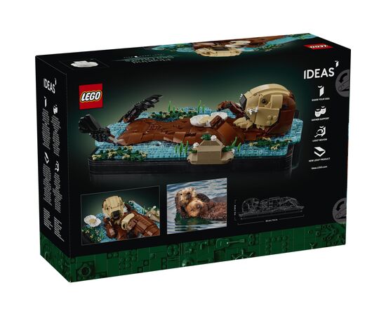 Конструктор LEGO Ideas Плавающие морские выдры (21366), изображение 8