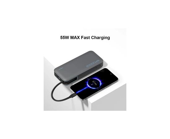 Батарея универсальная CUKTECH 20000mAh PB200N 55W Grey (CUKP200NGLDG), изображение 2