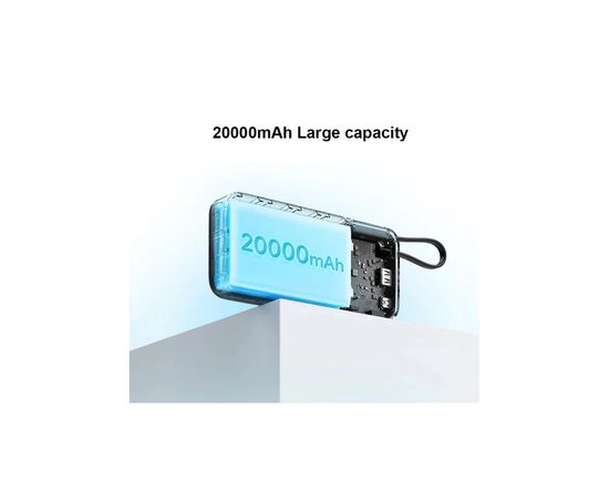 Батарея универсальная CUKTECH 20000mAh PB200N 55W Grey (CUKP200NGLDG), изображение 4