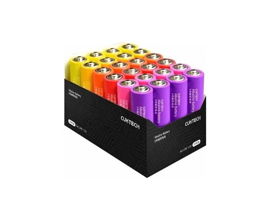 Батарейка CUKTECH AA rainbow alkaline battery * 24 (CUKAAB08CNCM)