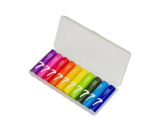 Батарейка CUKTECH AAA rainbow alkaline battery plastic case * 10 (CUKAAB07CNMX), изображение 2