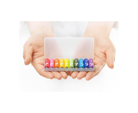 Батарейка CUKTECH AAA rainbow alkaline battery plastic case * 10 (CUKAAB07CNMX), изображение 3