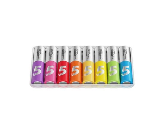 Батарейка CUKTECH AA high-performance rainbow alkaline battery * 8 (CUKB05CTCNCM)