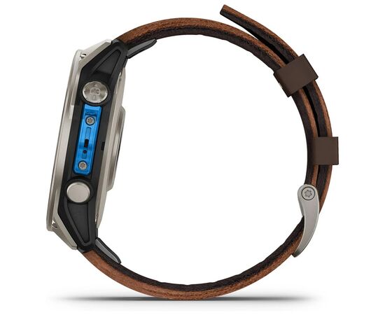 Смарт-часы Garmin D2 Mach 2, 47mm, Saph, Bare Ti/Blk w/LthrBd, GPS (010-02904-31), изображение 5