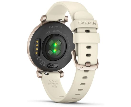 Смарт-часы Garmin Lily 2, EURC, Cream Gold/Coconut, Silicone (010-02839-70), изображение 6