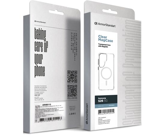 Чохол до мобільного телефона Armorstandart Clear MagCase Samsung S26 5G Transparent (ARM88864), зображення 3