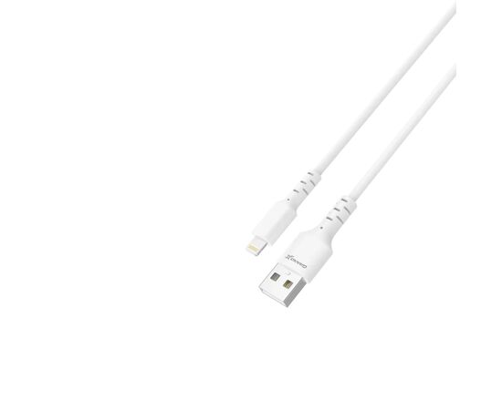 Дата кабель USB 2.0 AM to Lightning 1.0m 2.4A white Grand-X (PL-05W), изображение 3