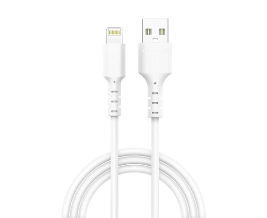 Дата кабель USB 2.0 AM to Lightning 1.0m 2.4A white Grand-X (PL-05W)