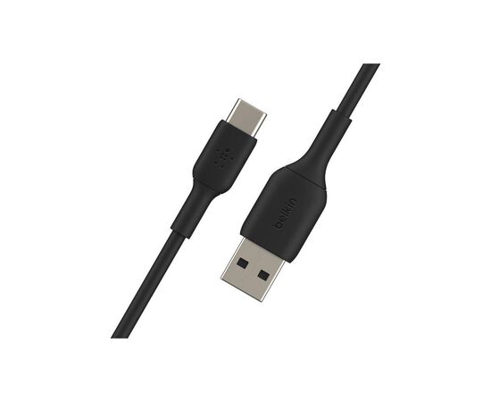Дата кабель USB 2.0 AM to USB-C 0.15m 15W PVC black Belkin (CAB001BT0MBK), изображение 4