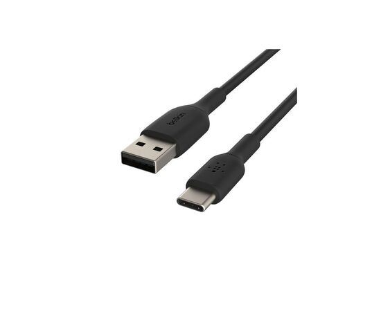 Дата кабель USB 2.0 AM to USB-C 0.15m 15W PVC black Belkin (CAB001BT0MBK), изображение 5