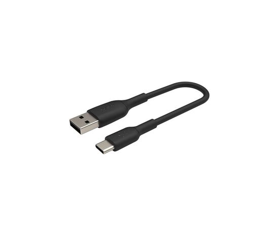 Дата кабель USB 2.0 AM to USB-C 0.15m 15W PVC black Belkin (CAB001BT0MBK), изображение 6