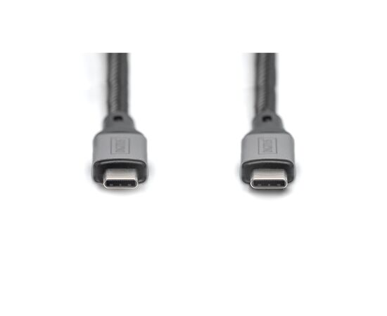 Дата кабель USB-C to USB-C 1.0m USB 4.0 black Digitus (DB-300443-010-S), изображение 4