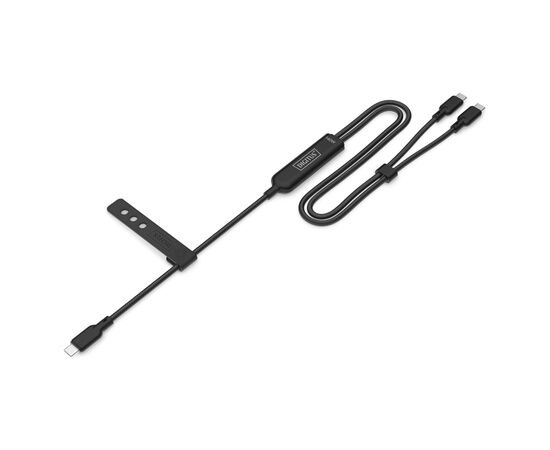 Дата кабель USB-C to 2xUSB-C 1.8m 140W black Digitus (AK-300170-018-S)