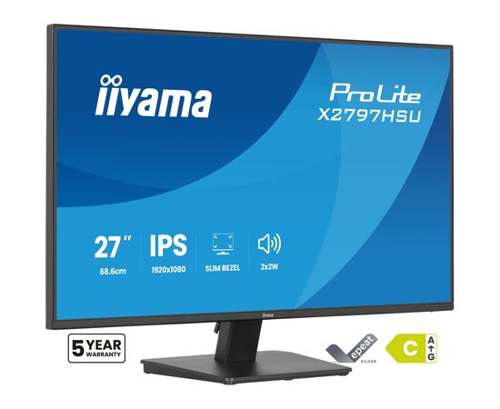 Монітор iiyama X2797HSU-B1, зображення 9