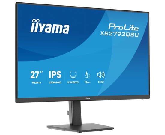 Монітор iiyama XB2793QSU-B1, зображення 2