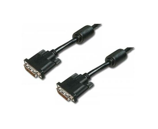 Кабель мультимедійний DVI to DVI 24+1pin, 2.0m Digitus (AK-320101-020-S)
