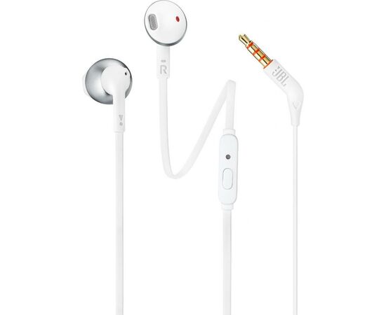 Наушники JBL T205 Silver (JBLT205CRM)