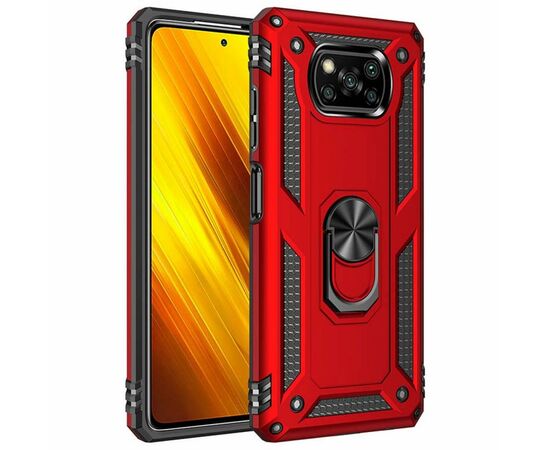 Чохол до мобільного телефона BeCover Military Poco X3 Red (705645)