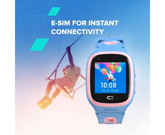 Смарт-часы Canyon ZEFIR KW-49 E-SIM 4G GPS Blue Дитячий смарт-годинник (CNE-KW49BL), изображение 8