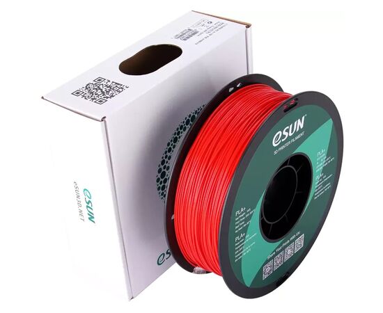 Пластик для 3D-принтера eSUN PLA+ P1.75мм, 1кг, red (PLA+P175R1)