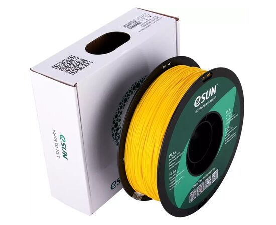 Пластик для 3D-принтера eSUN PLA+ P1.75мм, 1кг, yellow (PLA+P175Y1)