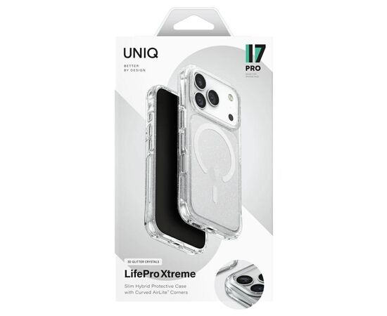 Чохол до мобільного телефона Uniq LifePro Xtreme Apple iPhone 17 Pro Transparent (8886463694008), зображення 6