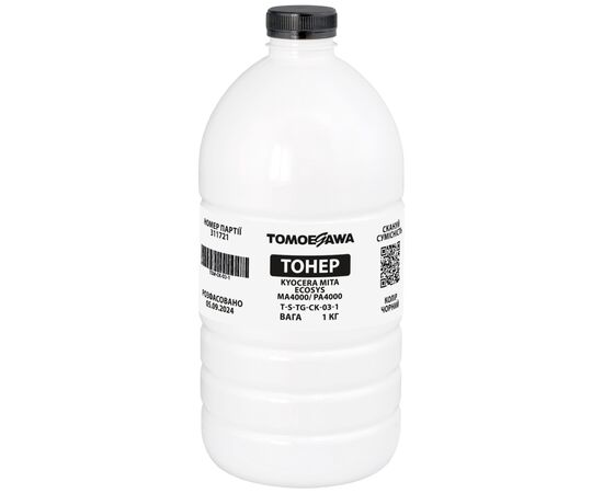 Тонер Kyocera Mita Ecosys MA4000/PA4000, 1 кг Tomoegawa (TSM-CK-03-1)