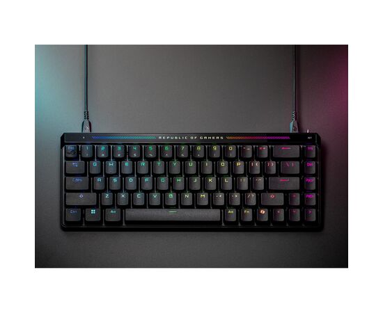 Клавиатура ASUS ROG Falchion Ace HFX USB UA Black (90MP03VE-BKMA00), изображение 3