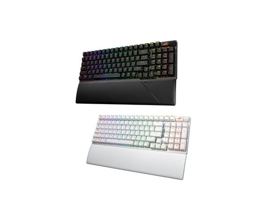 Клавиатура ASUS ROG Strix Scope II X NX Snow V2 ABS USB UA Black (90MP037A-BKMA00), изображение 10