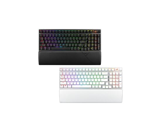 Клавиатура ASUS ROG Strix Scope II X NX Snow V2 ABS USB UA Black (90MP037A-BKMA00), изображение 11