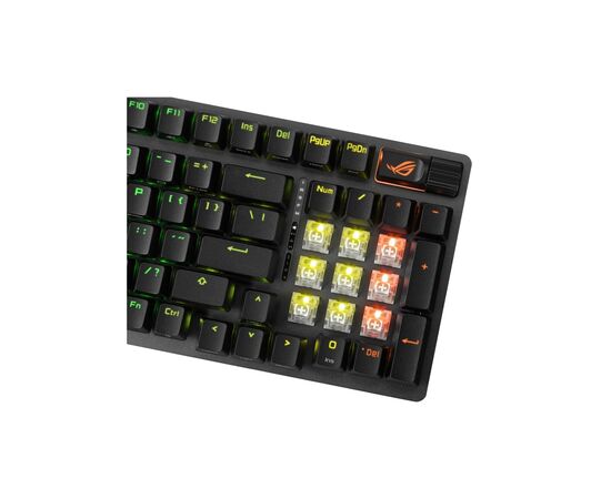 Клавиатура ASUS ROG Strix Scope II X NX Snow V2 ABS USB UA Black (90MP037A-BKMA00), изображение 9