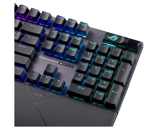 Клавиатура ASUS ROG Strix Scope II X NX Storm V2 ABS USB UA Black (90MP03XG-BKMA00), изображение 8