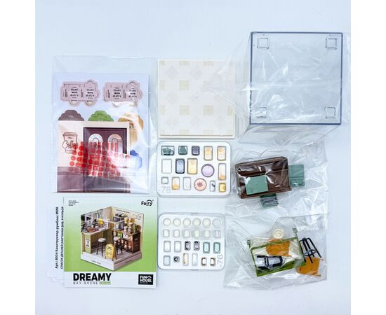 Конструктор Mini House румбокс серии Интерьер Мини – Кофейня (8034), изображение 4