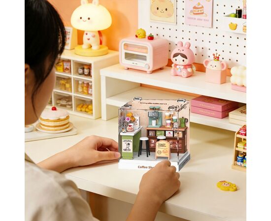 Конструктор Mini House румбокс серии Интерьер Мини – Кофейня (8034), изображение 5