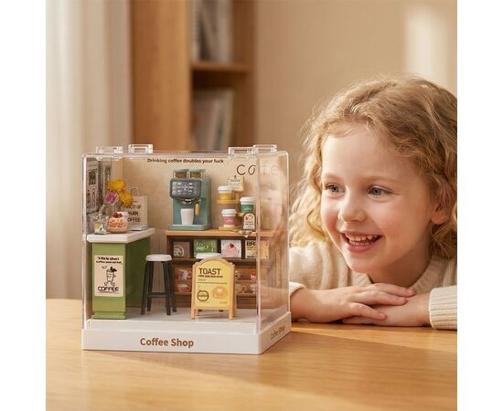 Конструктор Mini House румбокс серии Интерьер Мини – Кофейня (8034), изображение 6