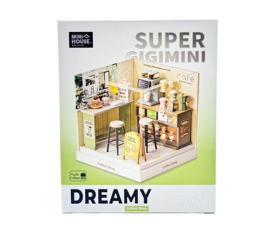Конструктор Mini House румбокс серии Интерьер Мини – Кофейня (8034)