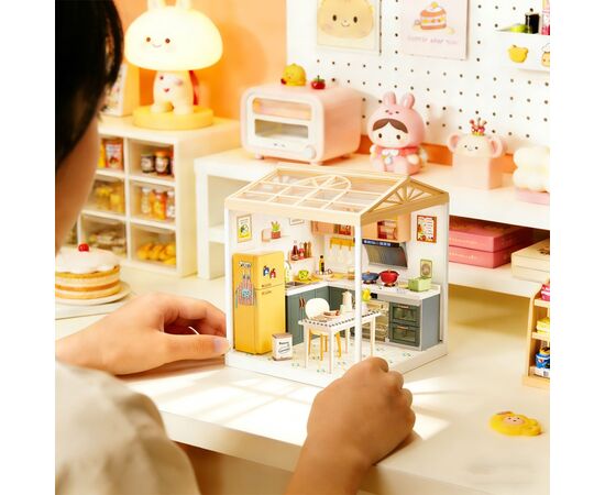 Конструктор Mini House румбокс серії Інтер'єр – Вітальня (світло) (8005), зображення 2