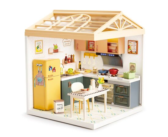Конструктор Mini House румбокс серії Інтер'єр – Вітальня (світло) (8005), зображення 3