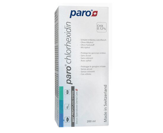 Ополаскиватель для полости рта Paro Swiss с хлоргексидином 0.12% 200 мл (7610458026946), изображение 2